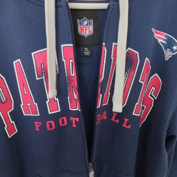 New England Patriots mens zip hoodie XL - Picture 3 of 6